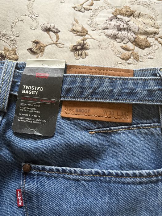 Levis Twisted Baggy Wide Leg джинсы
