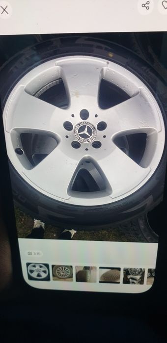 Джанти с зимни гуми за мерцедес 20