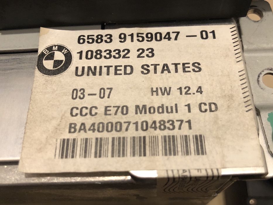 Kit navigatie mare / CCC BMW E70 / E71 , Display / Unitate radio