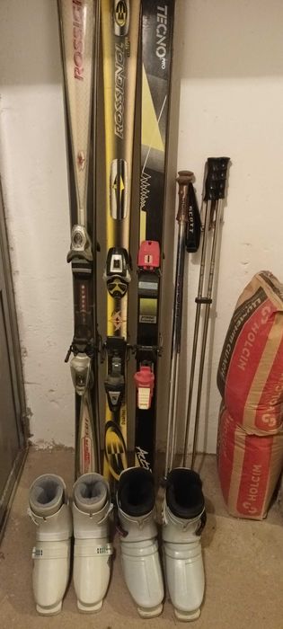 Комплект от ски, щеки и обувки