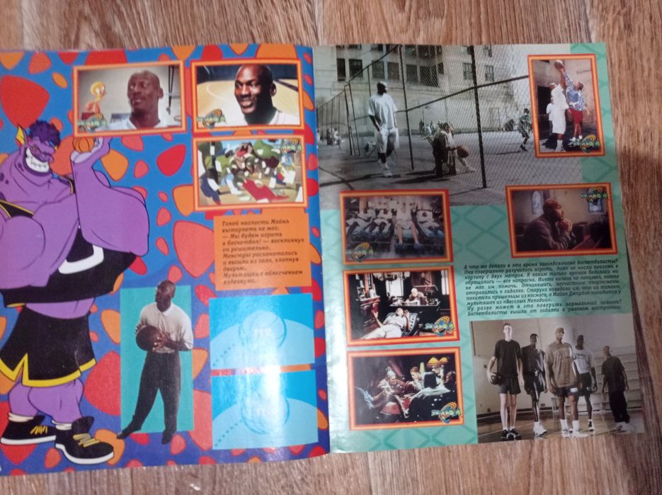 Журнал с наклейками Space Jam