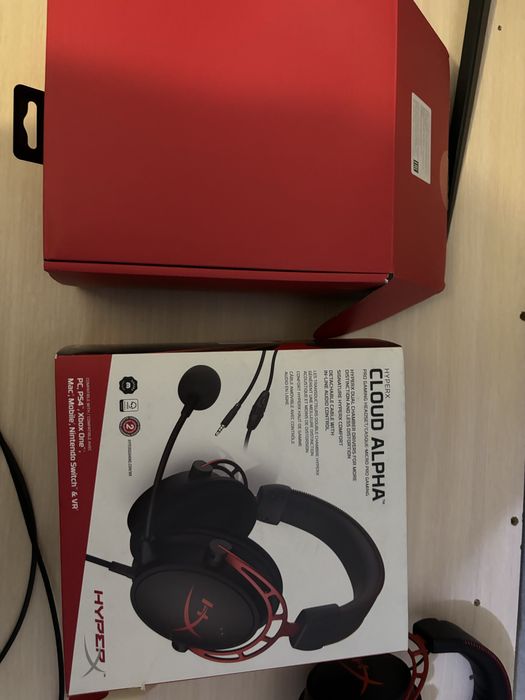 Продам б/у наушники HyperX Cloud Alpha в отличном состоянии