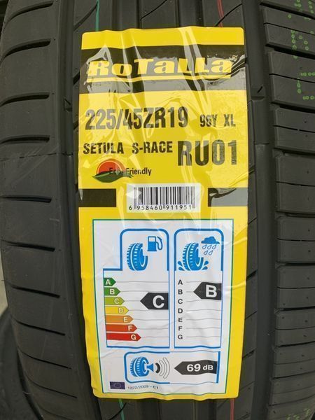 Летен спорт пакет ROTALLA 225/45R19 96Y XL 255/40R19 100Y XL НОВ DOT
