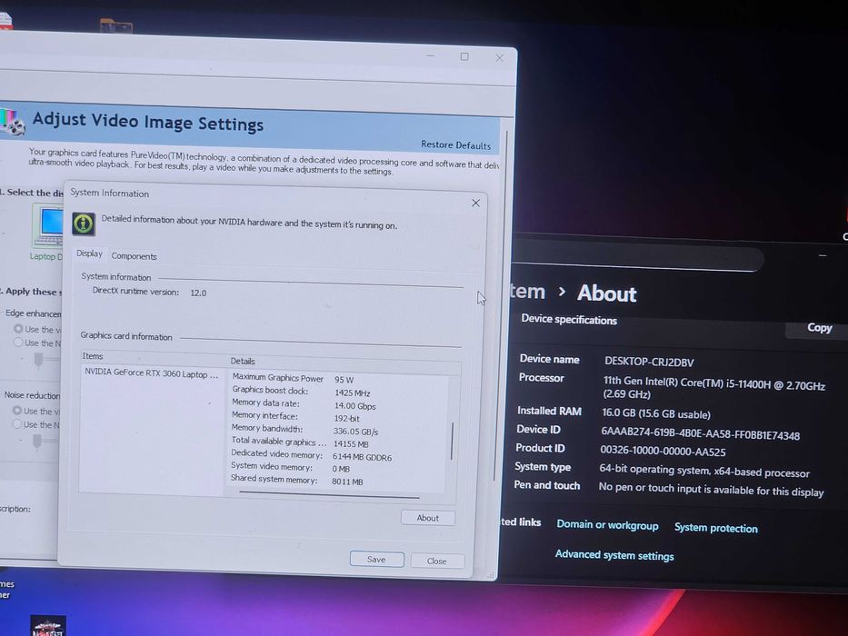 Laptop Hp Victus Intel Core i5-12500H NVIDIA® GeForce RTX™ 3060 6GB