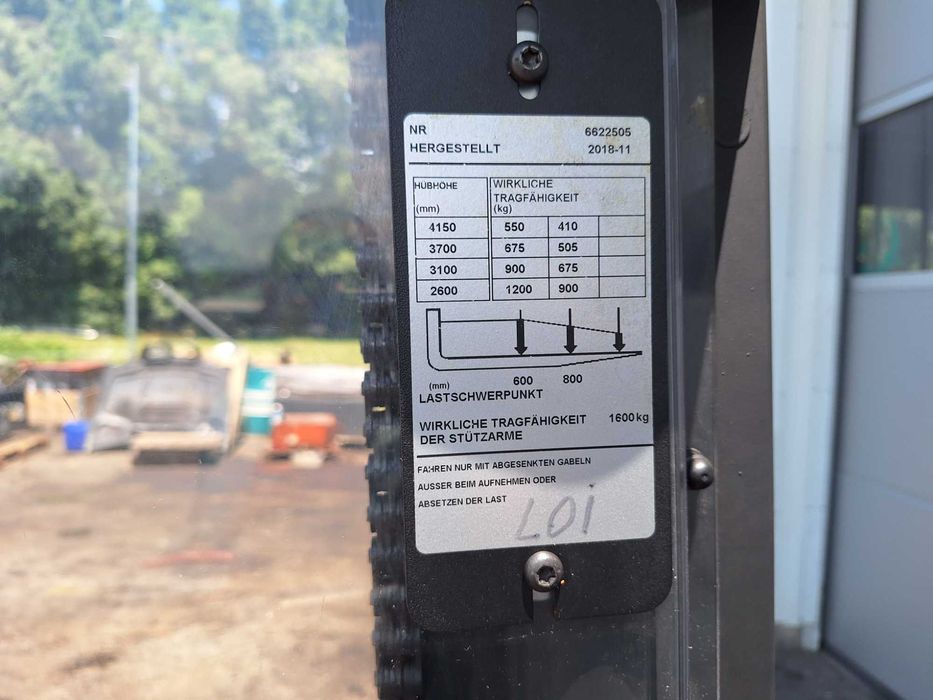 Електрически стакер Toyota SWE120L - 4150 mm