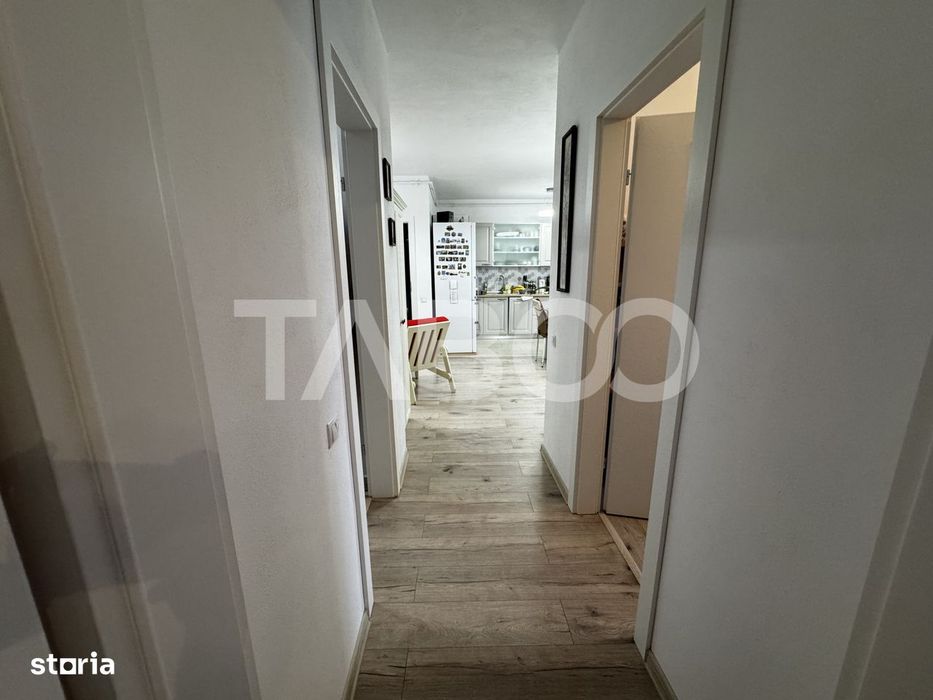 Apartament cu 3 camere 64 mp 2 bai 2 parcari gradina 63 mp boxa Sibiu