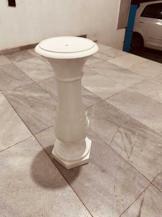 Италианска декоративна керамична поставка / постамент  от 70-те