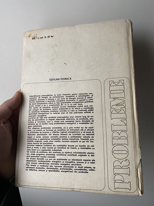 Carte Instalatii termice industriale culegere probleme Colectie