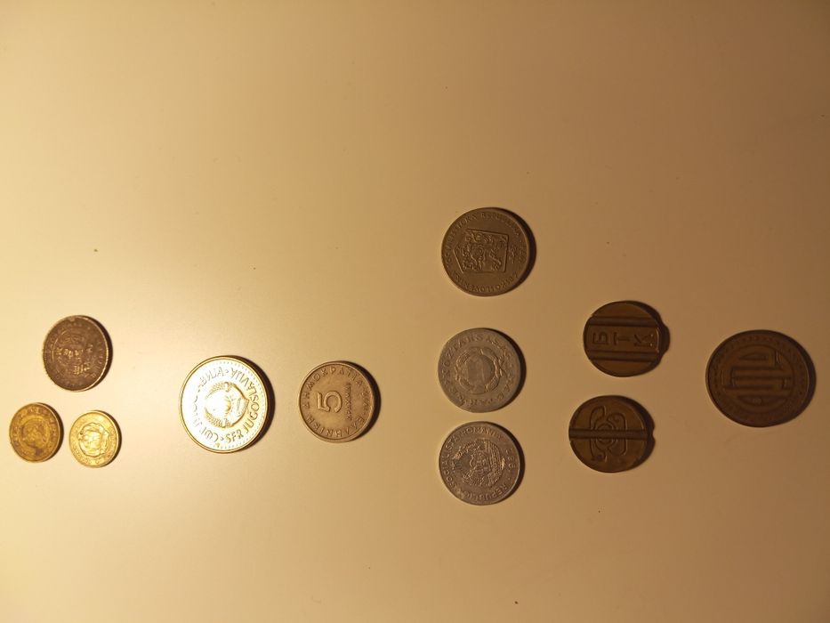 Стари монети - България, Гърция, Чехословакия, Унгария и други