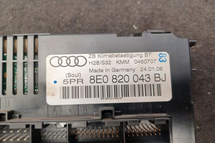 Comanda AC 8E0820043BJ 8E0820043BJ Audi A4 B7