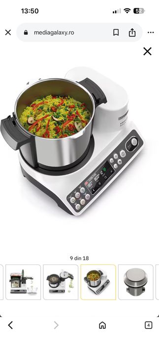 Robot de bucatarie Kenwood cu functia de gatire kCook multi smart