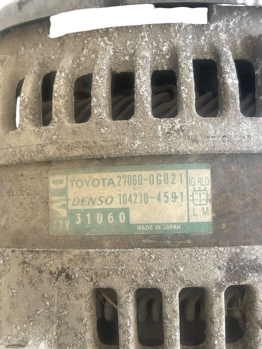 Alternator Toyota Avensis Saloon _T27_ 2008 -> 2.0 D-4D 1Ad-Ftv