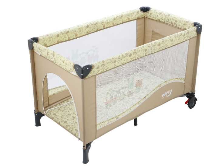 Сгъваема кошара, 2 нива -  ПОДАРЪК матрак към нея