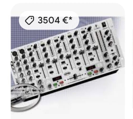 Vand set mixer behringer pro mixer vmx1000 microfon si laptop
