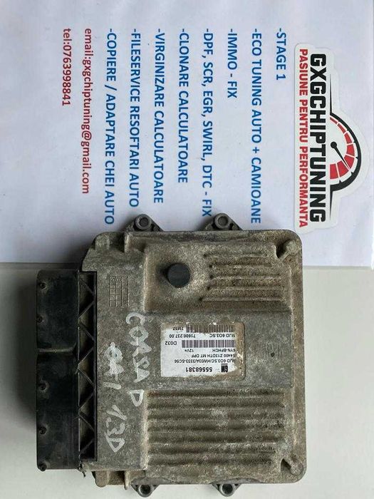 ECU   Motor  Opel Corsa D 1.3CDTI 55568381 Z13DTH 6O3.SC HW03A