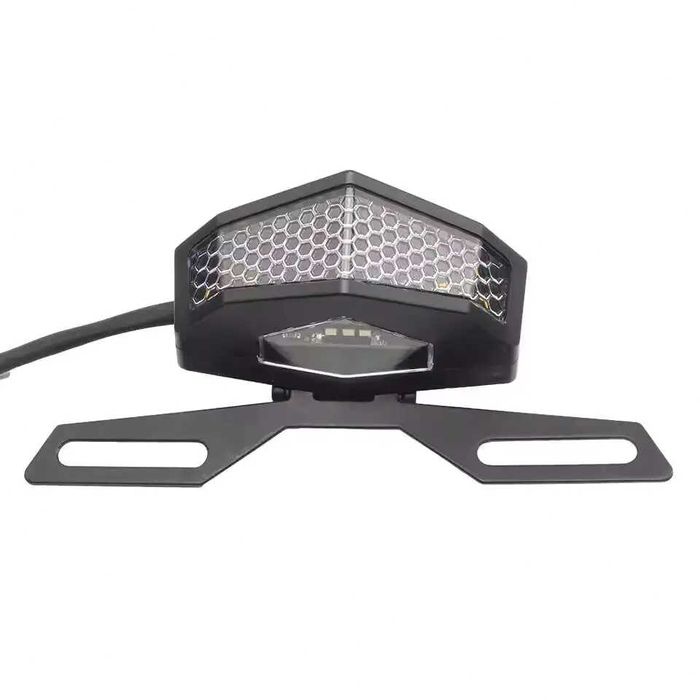 Мото стоп със стойка за номер LED