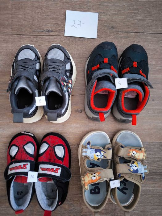 Обувки детски маратонки кожени Боти пантофи сандали момче Батман Блуи