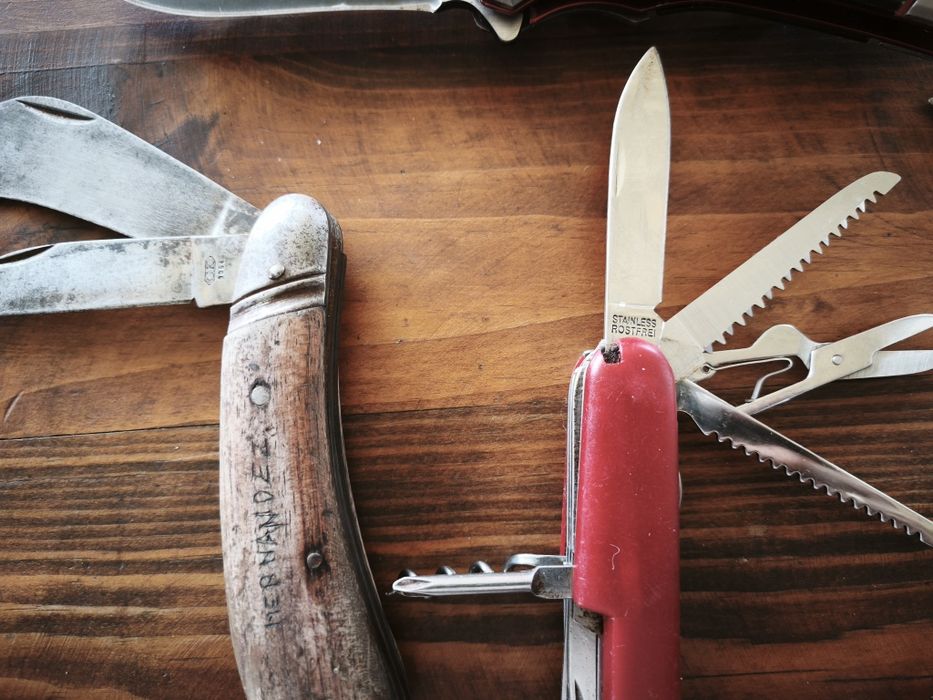 Сет от 4 ножа: Тактически Gerber, Керамбит, Ретро "Hernandez" и Мултит