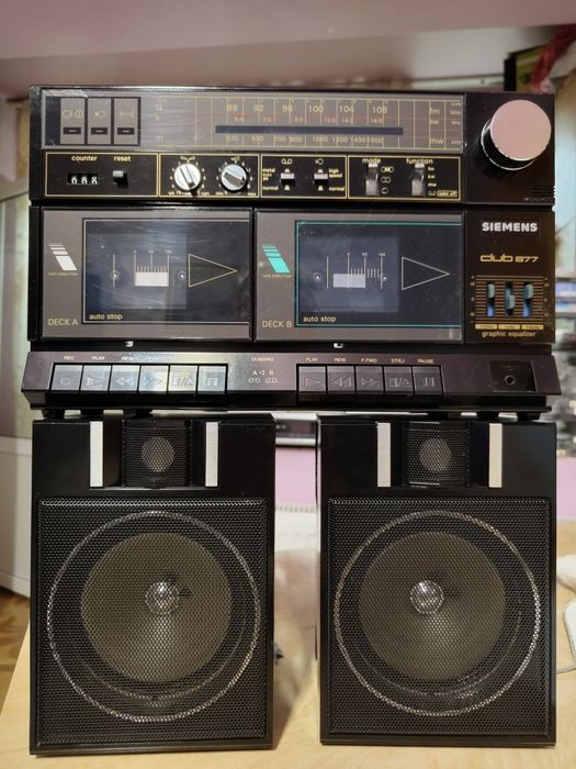 Radio-casetofon boombox Siemens Club 877 Ghettoblaster