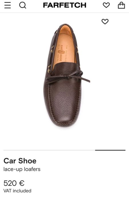 Mocasini din piele Car Shoes by Prada