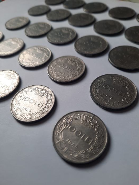 Lot 25 monede din 1943 - Regele Mihai