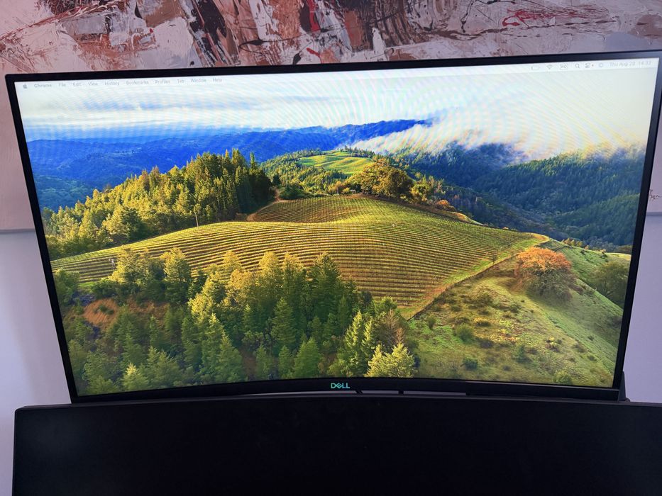 2 Montioare de gaming curbate ( 180hz; 144hz) + microfon separat (cititi descrierea va rog)