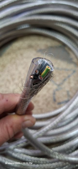 Кабель 4×2.5мм² медный, многожильный