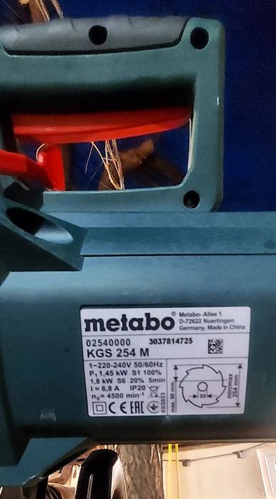 Circular staționar Metabo 254