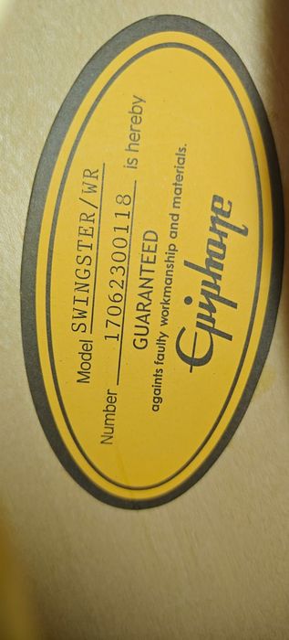 Epiphone Swingster Wine Red