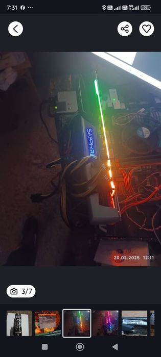 Placa video Sapphire Rx 5700xt  8gb