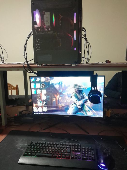 Игровой комплект «Всё включено» — Мощный ПК + Монитор + Девайсы