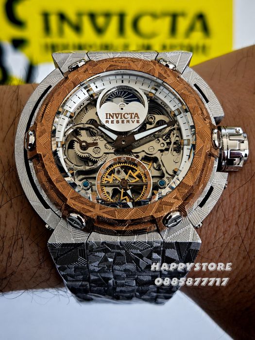 INVICTA Stealth Skeleton automatic 50 mm, Инвикта нов мъжки часовник