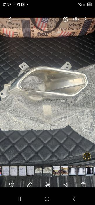 Продаётся  задний бампер  от черри тиго 8про  задний стоп  глушитель