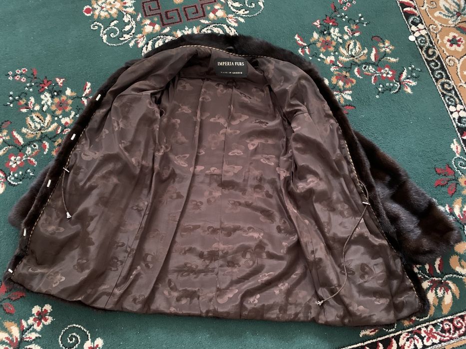 Haina blana naturala vizon / nurca S/M