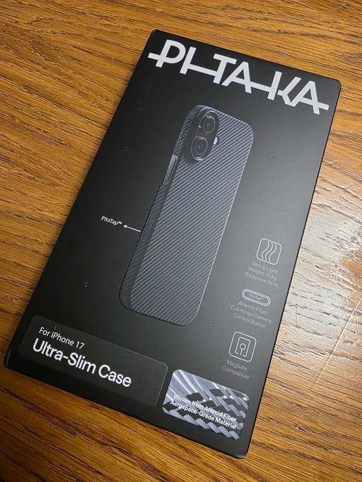 Кейсове Pitaka за iPhone 17 Pro, 17, Air Чисто нови.