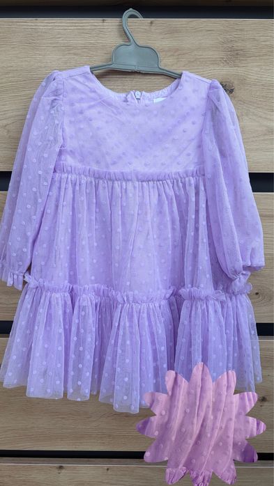 Рокля за момиче 80см