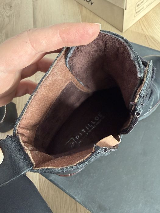 Дамски боти от естествена кожа