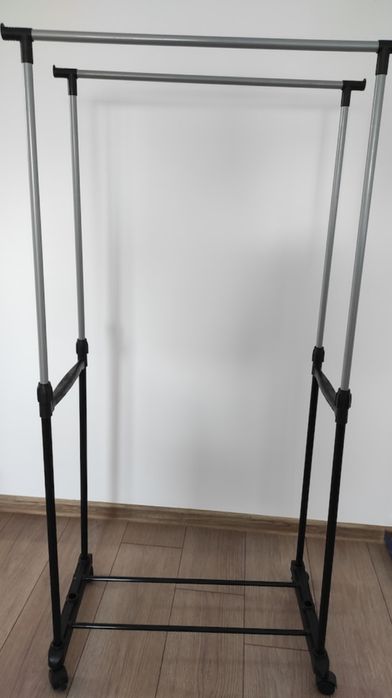 Suport dublu umerase,reglabil,Metal, 84x43x168 cm,Nou!