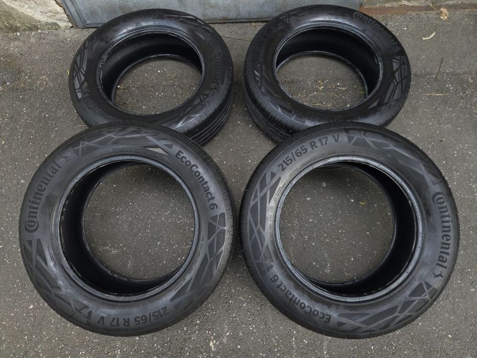 Anvelope de Vara/ 215/65/R17/ Continental/ DOT 2025 / Profil 5.45 mm , stare foarte buna