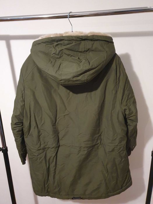 Parka oversize dama ZARA TRF kaki mar M - NOUA