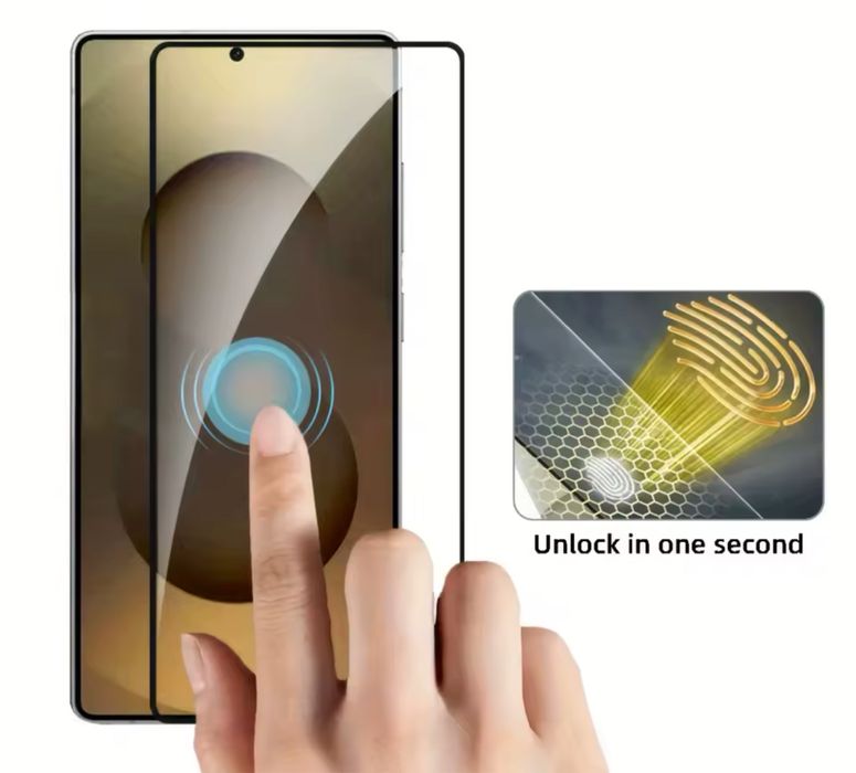 Folie sticla FULL Glue pt Samsung Galaxy S25 / S25 Plus / S25 Ultra 5G