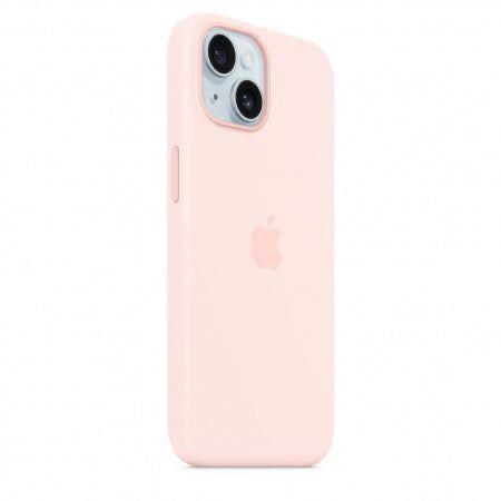 Husa iPhone 15 Apple Originala, Silicon, Pink Sand