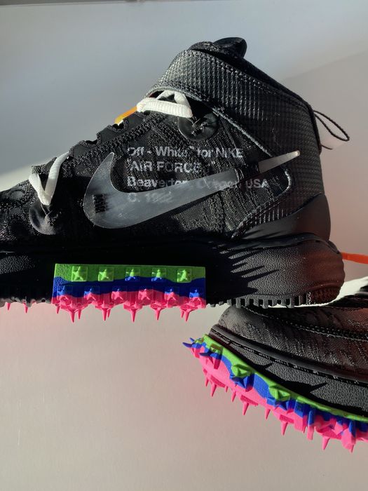 Off-White x Nike Air Force 1 Mid "Black"