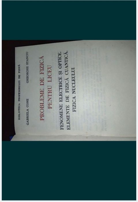 Probleme de fizica - Gabriela Cone