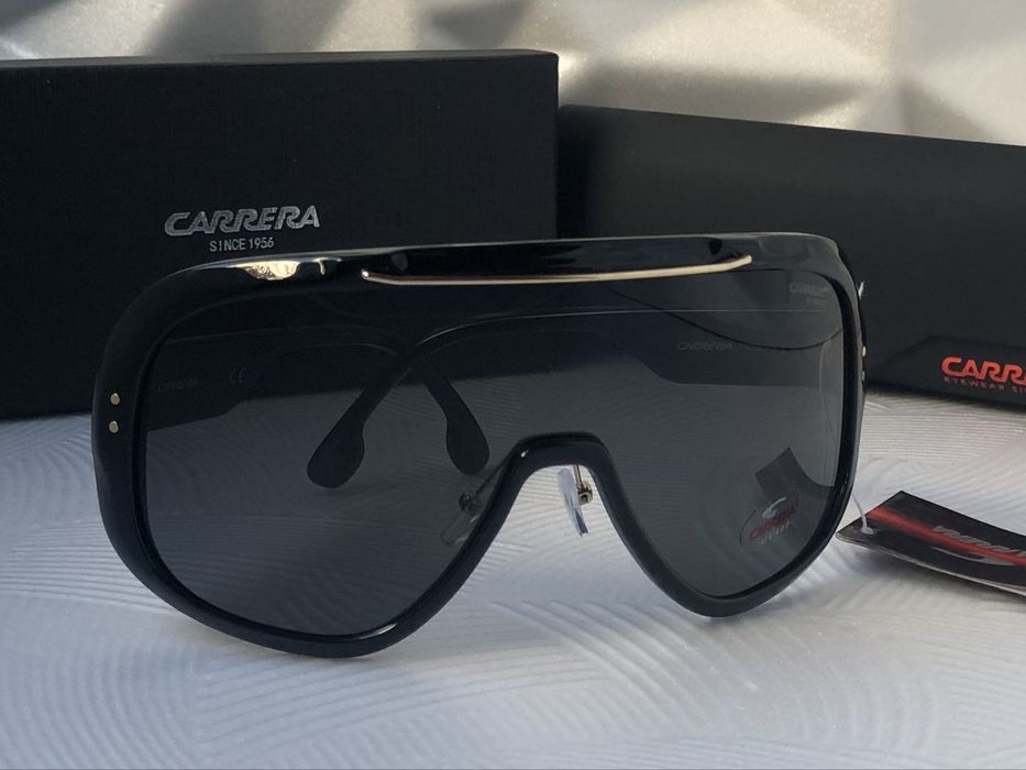 Мъжки слънчеви очила маска carrera epica 2 цвята черни сини