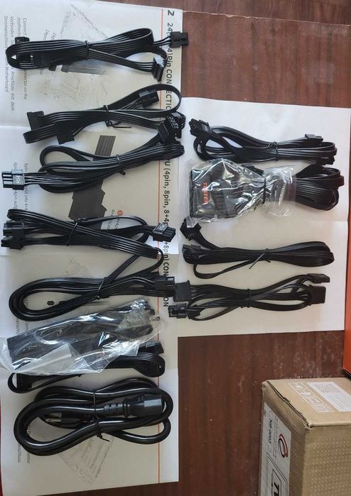 Блок питания модульный Aresgame 1000W 80 Plus Gold