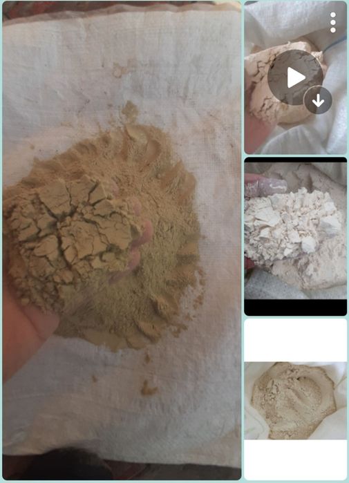 Извесняк,бентонит унлари