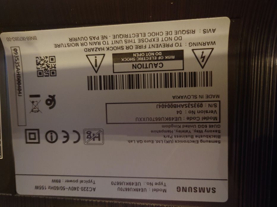 Samsung 49-инчов UE49KU6670U серия 6 4K , Smart TV