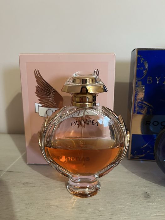 Остатъчно количество парфюми Lancôme Midnight Rose, Olympéa Paco Rabanne, Byzance Rochas, JPG La belle, Alien Essence absolue