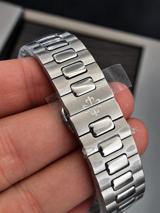 нов часовник Patek Philippe механичен, автоматичен сребрист